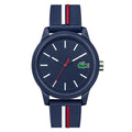 Montre Lacoste Bracelet Silicone Bleu Élégante Homme