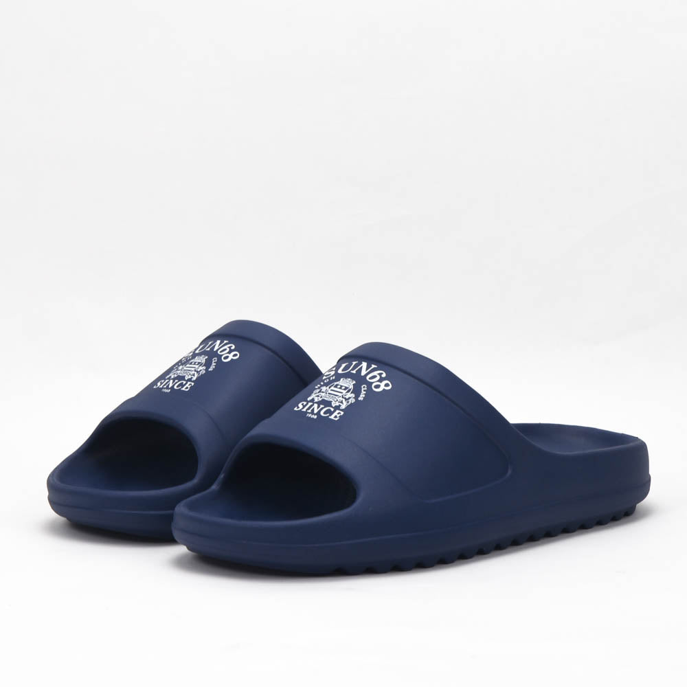 SUN68 Claquettes Logo Confortables Homme