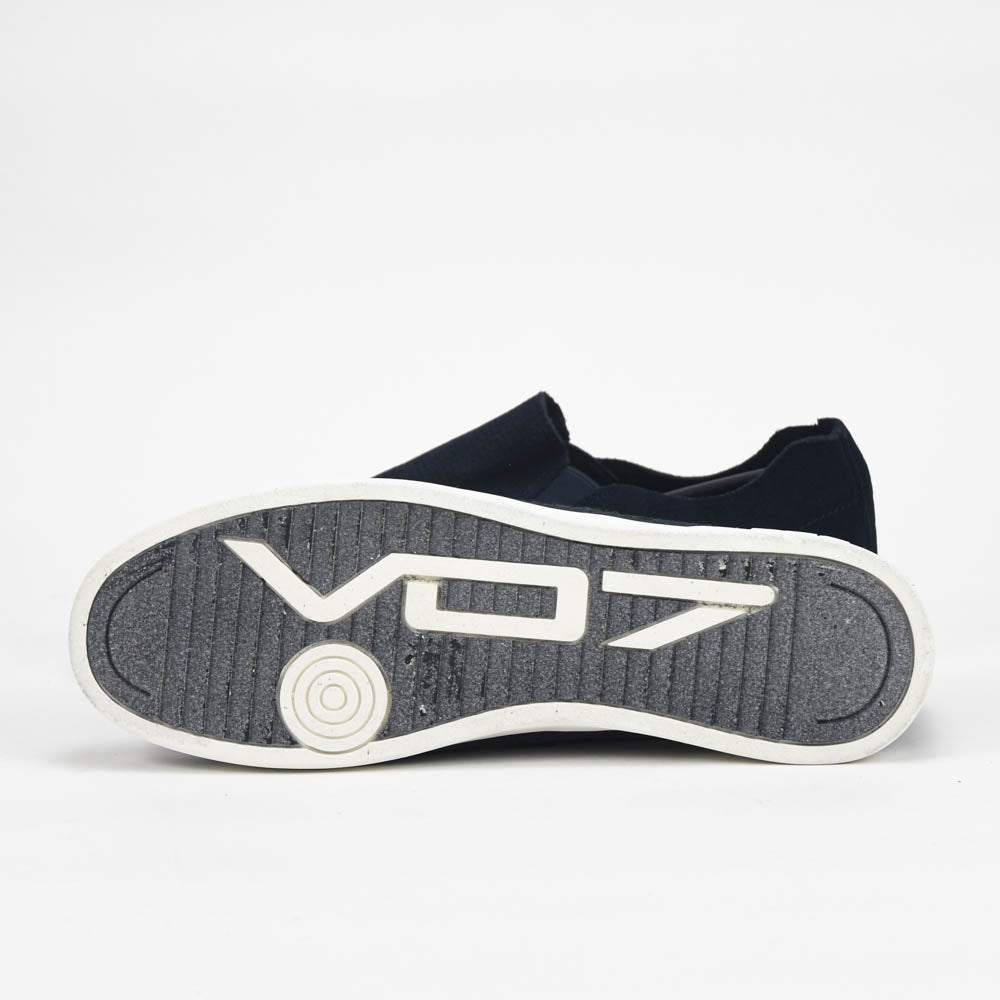 VO7 Slip-on Sneakers Daim Bleu Marine Homme