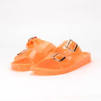 Kimland Sandales Translucides Orange Été Femme
