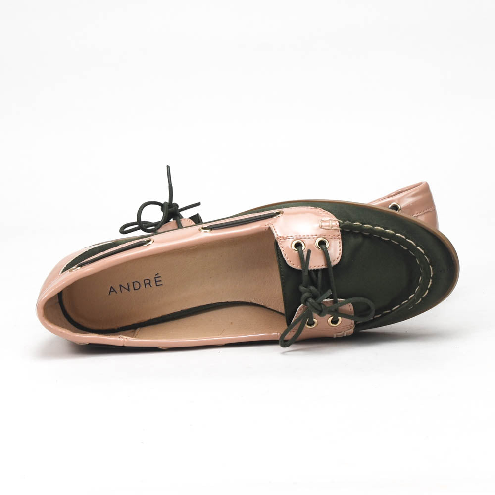 André Mocassins Bicolores Élégants Femme