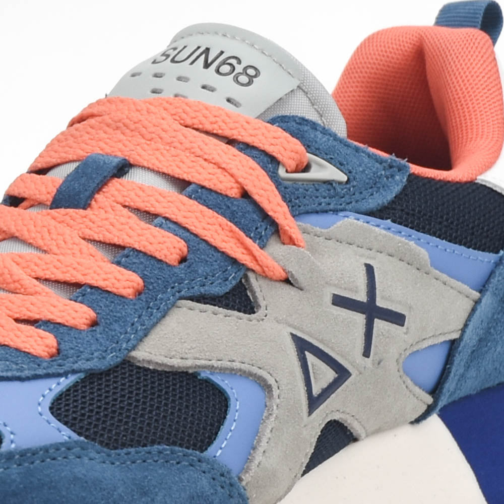 SUN68 Baskets Multicolores Style Urbain Homme