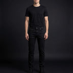 Depart Jean Slim Noir Élégant Homme