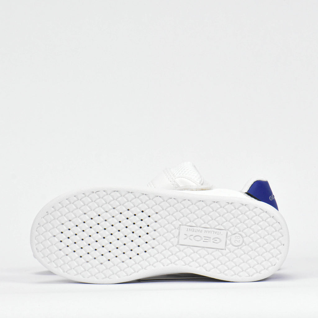 Geox Baskets Eclyper Respirantes Blanc et Bleu Enfant