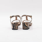 André Sandales à Talons Imprimé Serpent Élégantes Femme