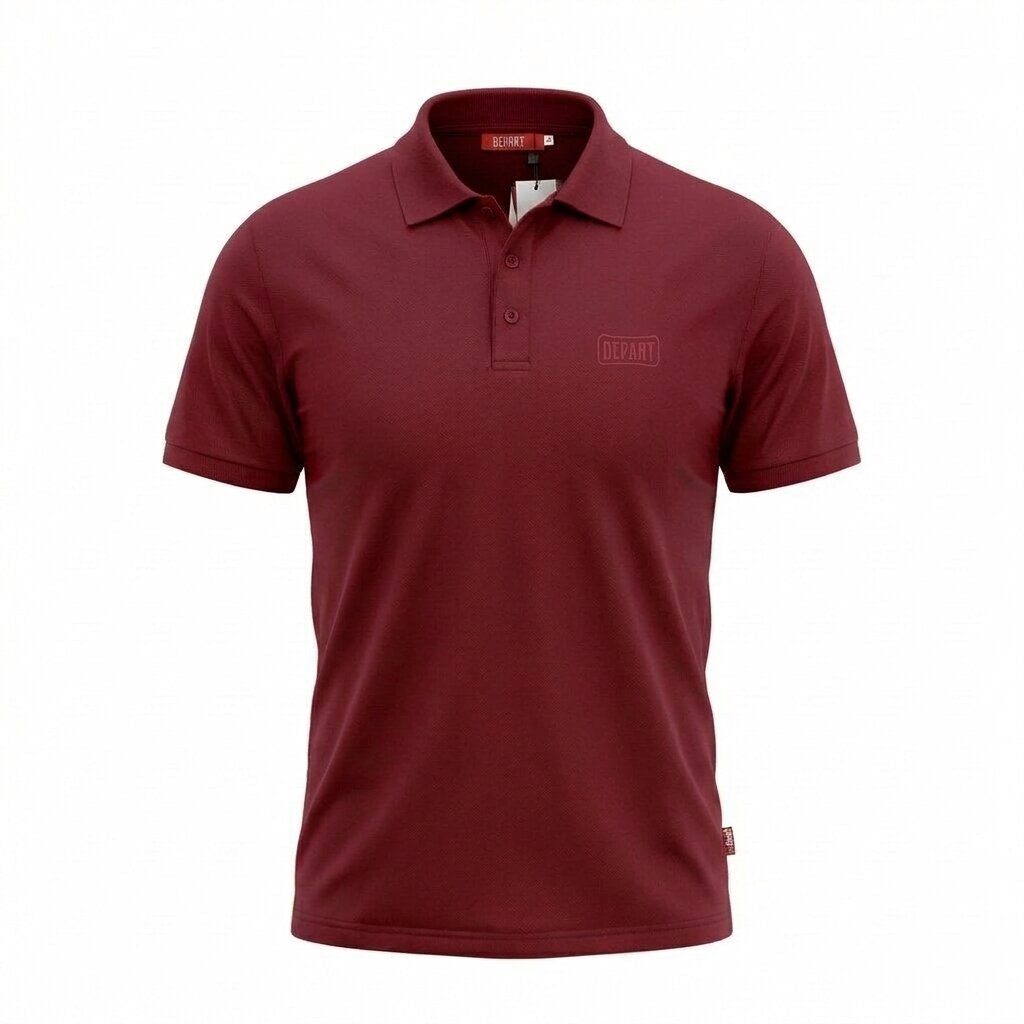 Kimland Polo Homme Bordeaux Élégant