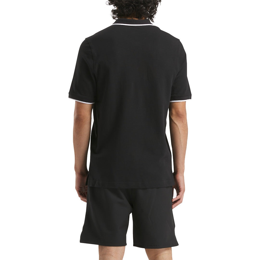 Reebok Polo Homme Classique Noir Élégant