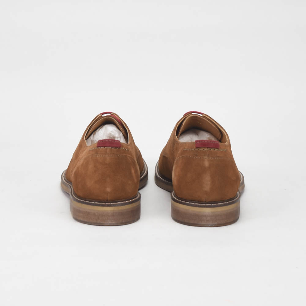 André Chaussures Derby en Daim Marron Élégantes Homme