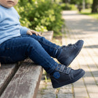 Chicco Baskets Montantes à Scratch Enfant Bleu Marine