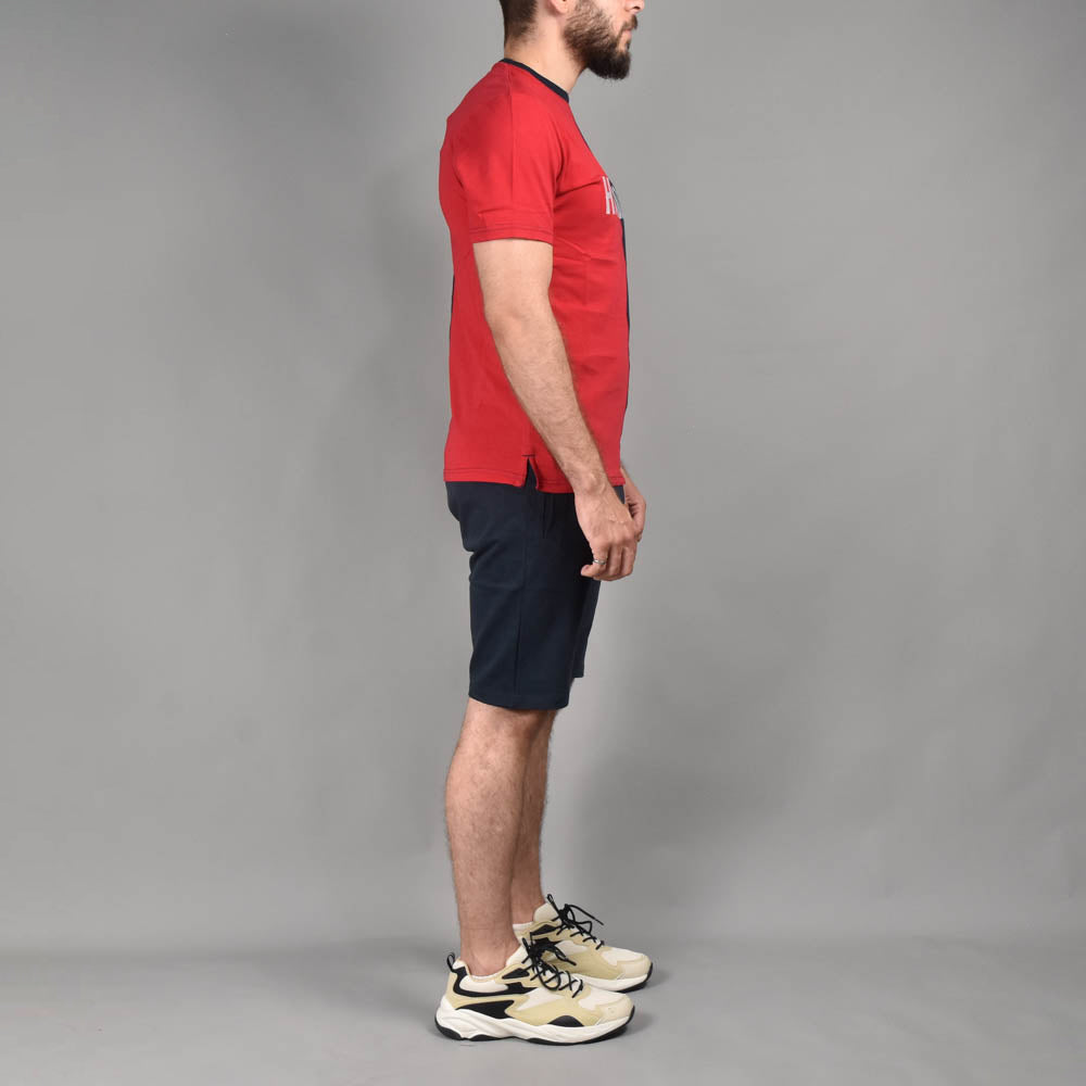Hardone Ensemble T-shirt et Short Bicolore Homme