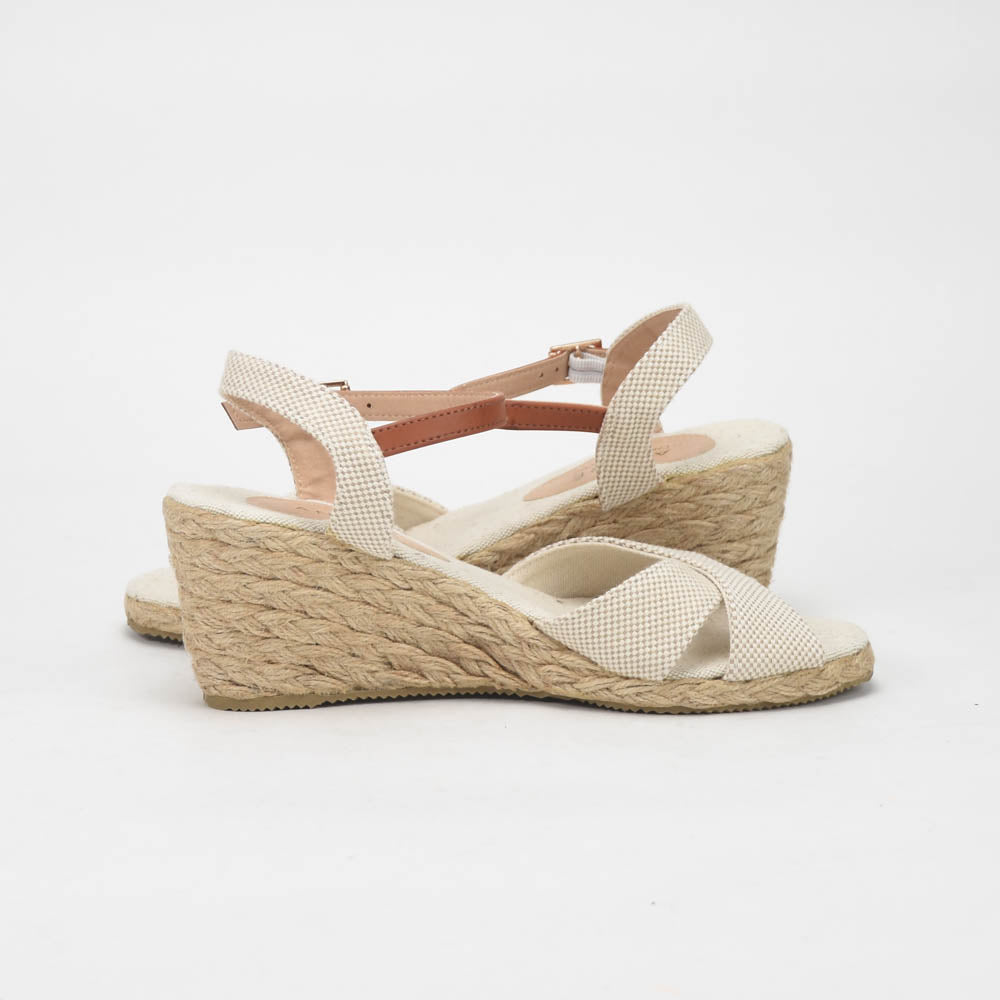 André Sandales Compensées Style Espadrille Femme