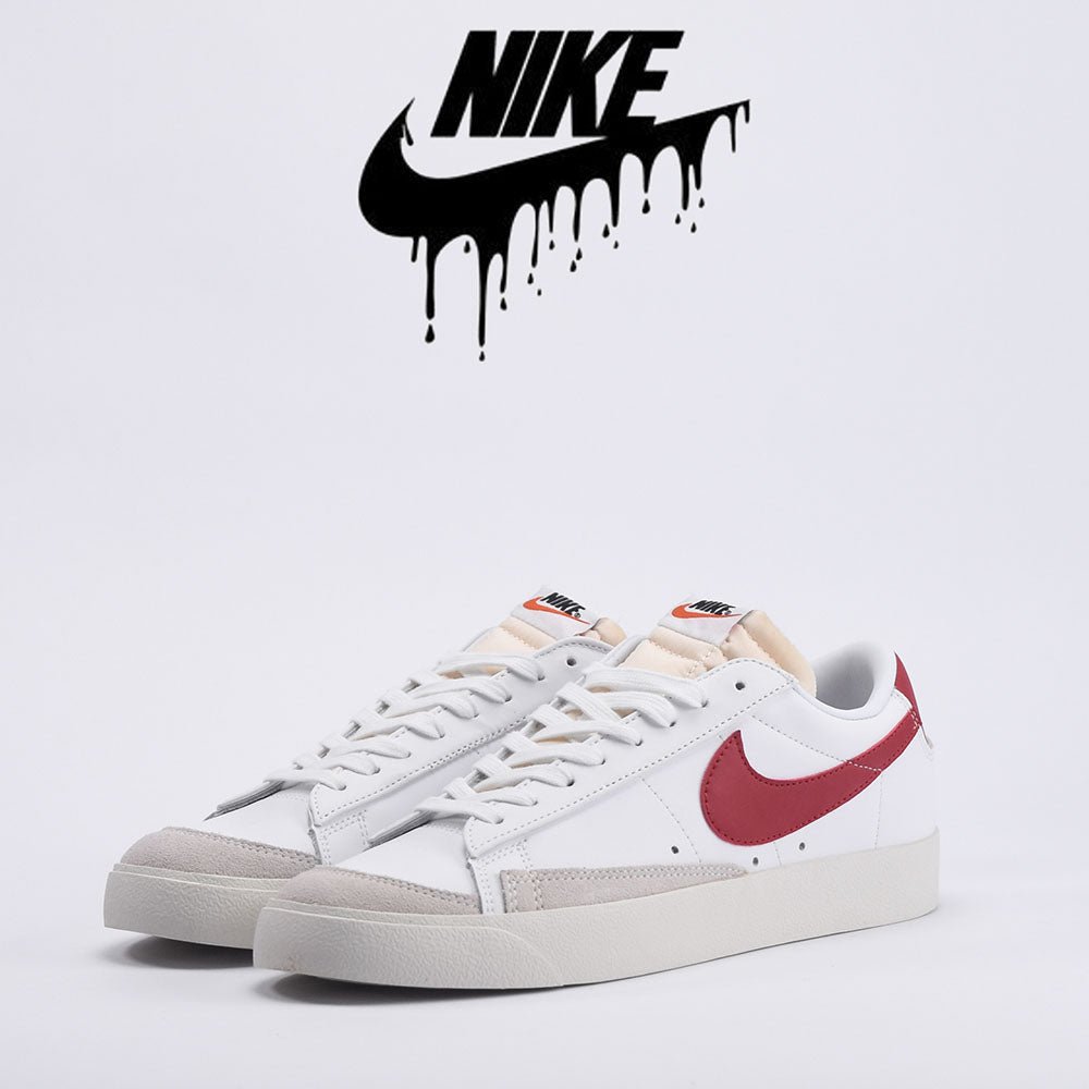Nike Blazer Low Sneakers Cuir Style Rétro Homme