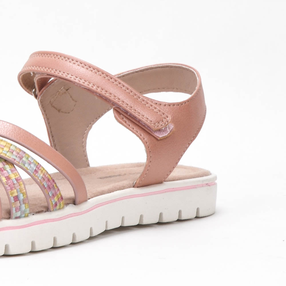 Kimland Sandales Plates Tressées Confortables Femme