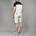 HARD1 Ensemble T-shirt et Short Streetwear Homme