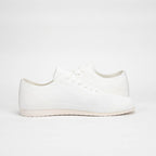 VO7 Baskets Minimalistes en Maille Blanc Homme