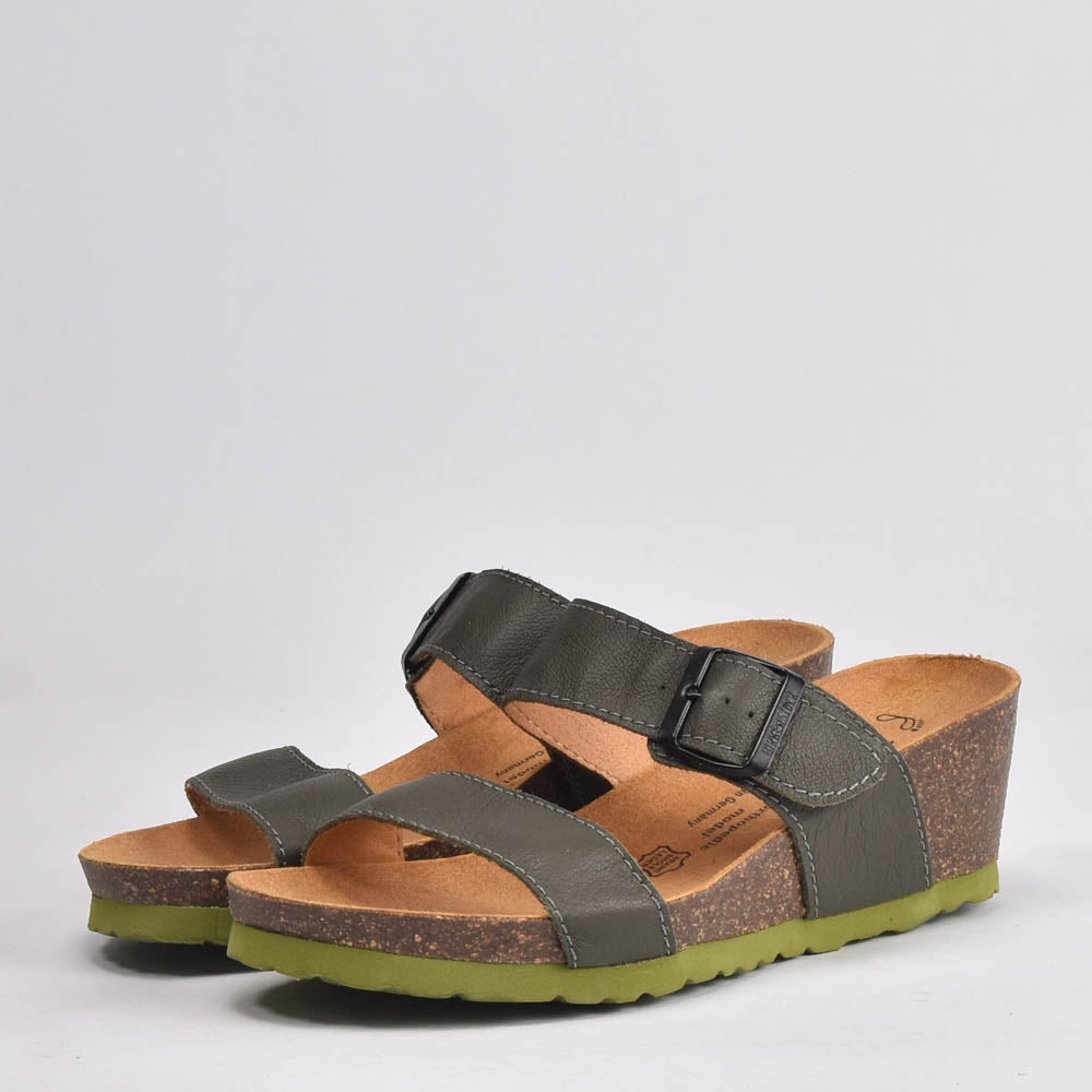 BIRK CUIR VERT﻿ 2