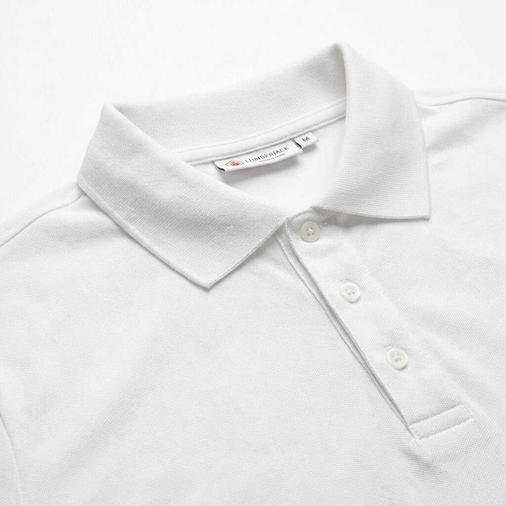 Lumberjack Polo Homme Classique Blanc