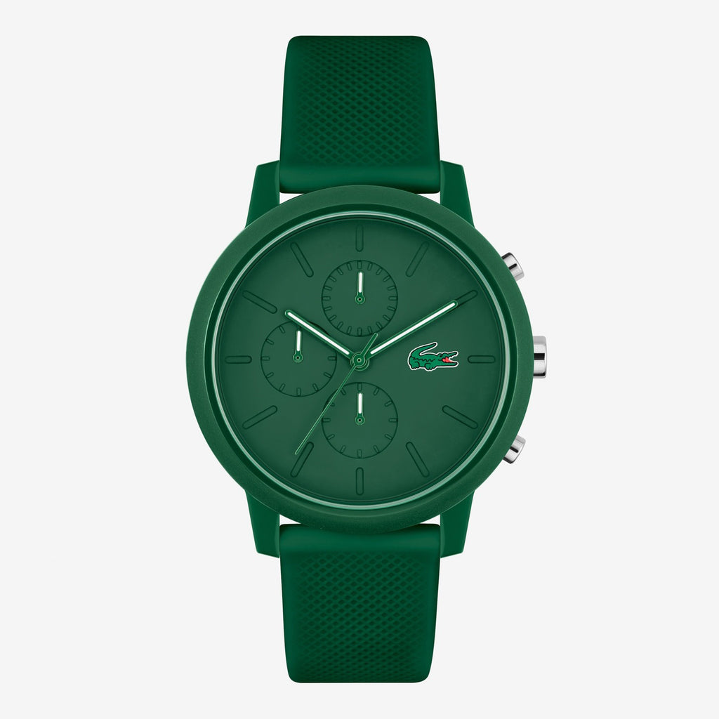 Montre Lacoste 12.12 Chronographe Silicone Vert Homme