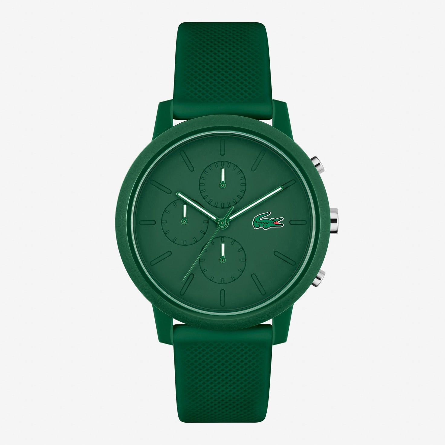 Montre Lacoste 12.12 Chronographe Silicone Vert Homme