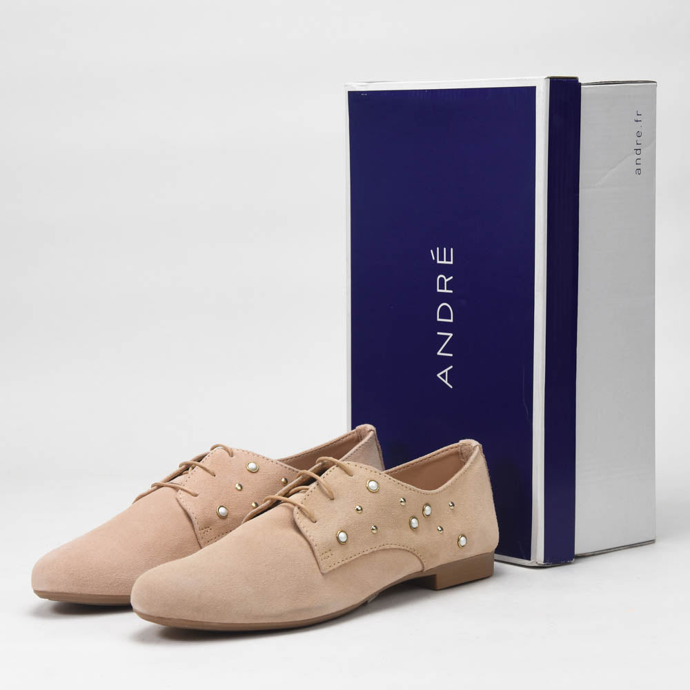 André Chaussures Richelieu Ornées Femme Beige