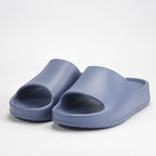Peak Claquettes Slippers Confortables Bleu Gris Homme