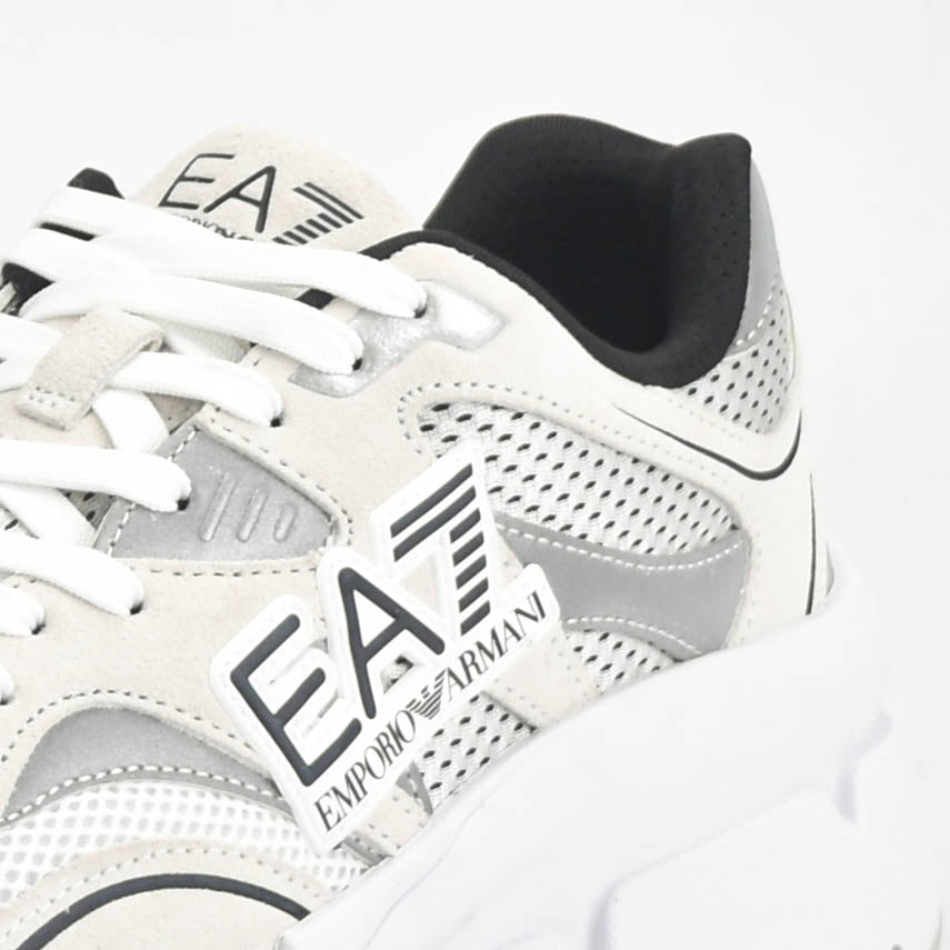 EA7 Emporio Armani Baskets Chunky Design Élégant Homme