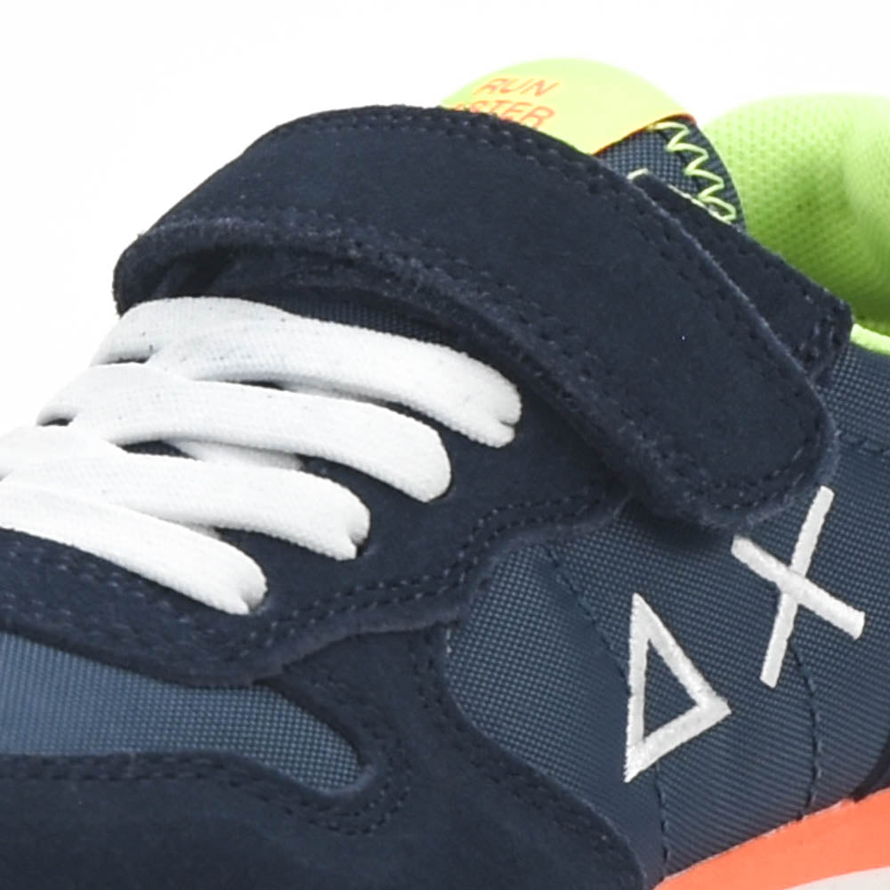 SUN68 Baskets Ally Velcro et Lacets Enfant