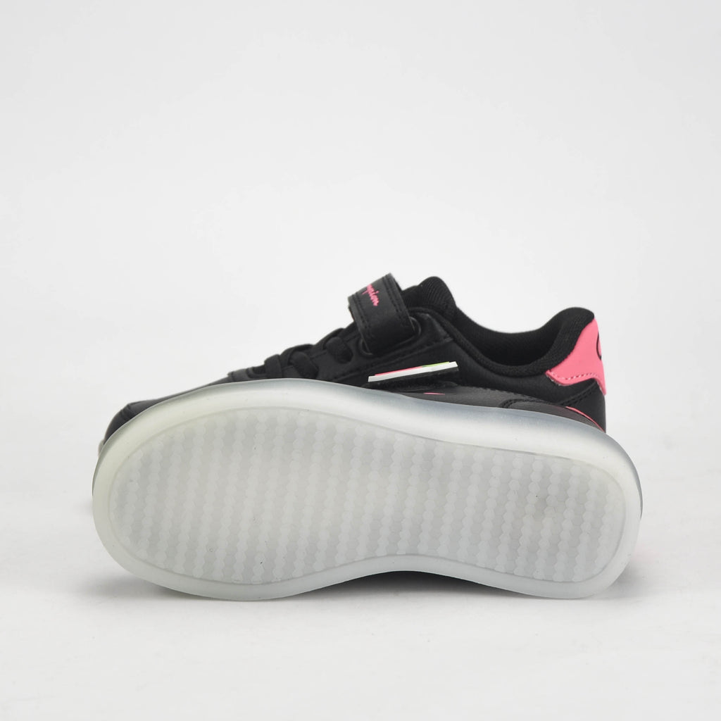 Champion Baskets Basses à Scratch et Fraise Fille