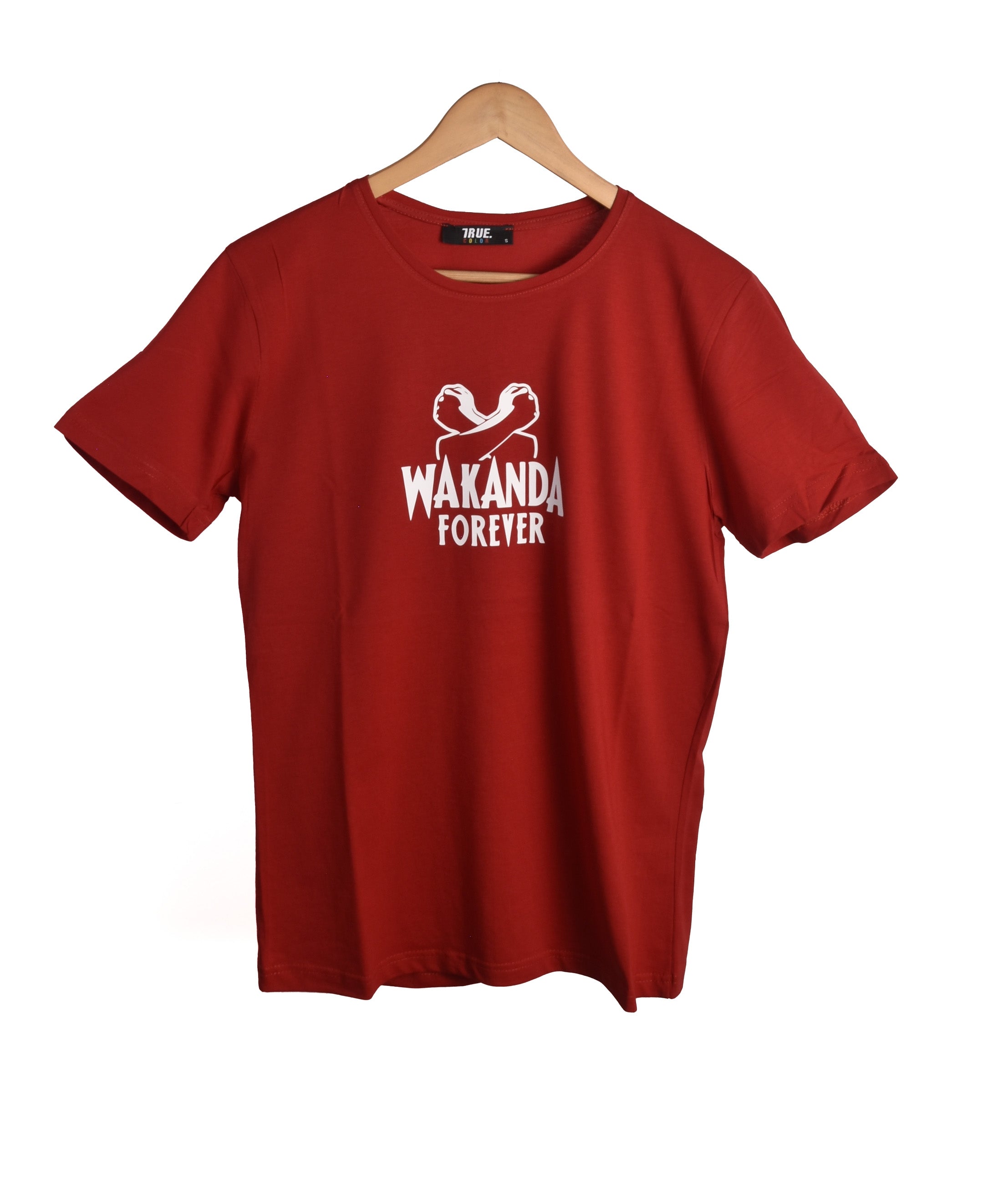 T-shirt ROUGE WAKANDA FOREVER