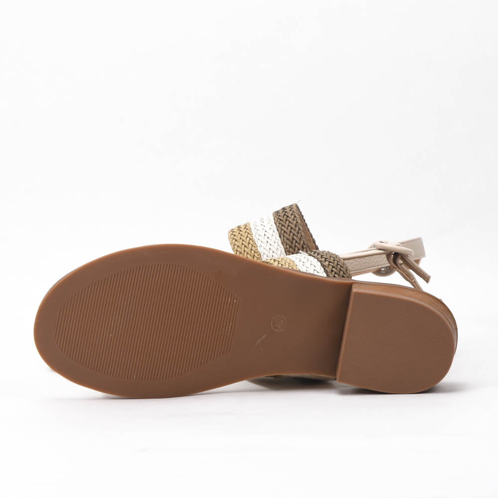 Kimland Sandales Tressées Confortables Femme