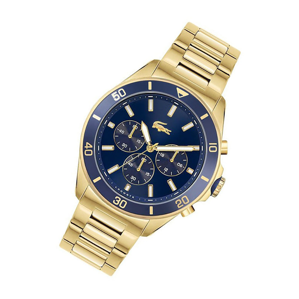 Lacoste Montre Chronographe Bracelet Doré Homme