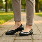André Ballerines en Cuir Confortables Femme