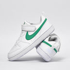 Nike Court Borough Baskets Enfant Confortables Blanc et Vert