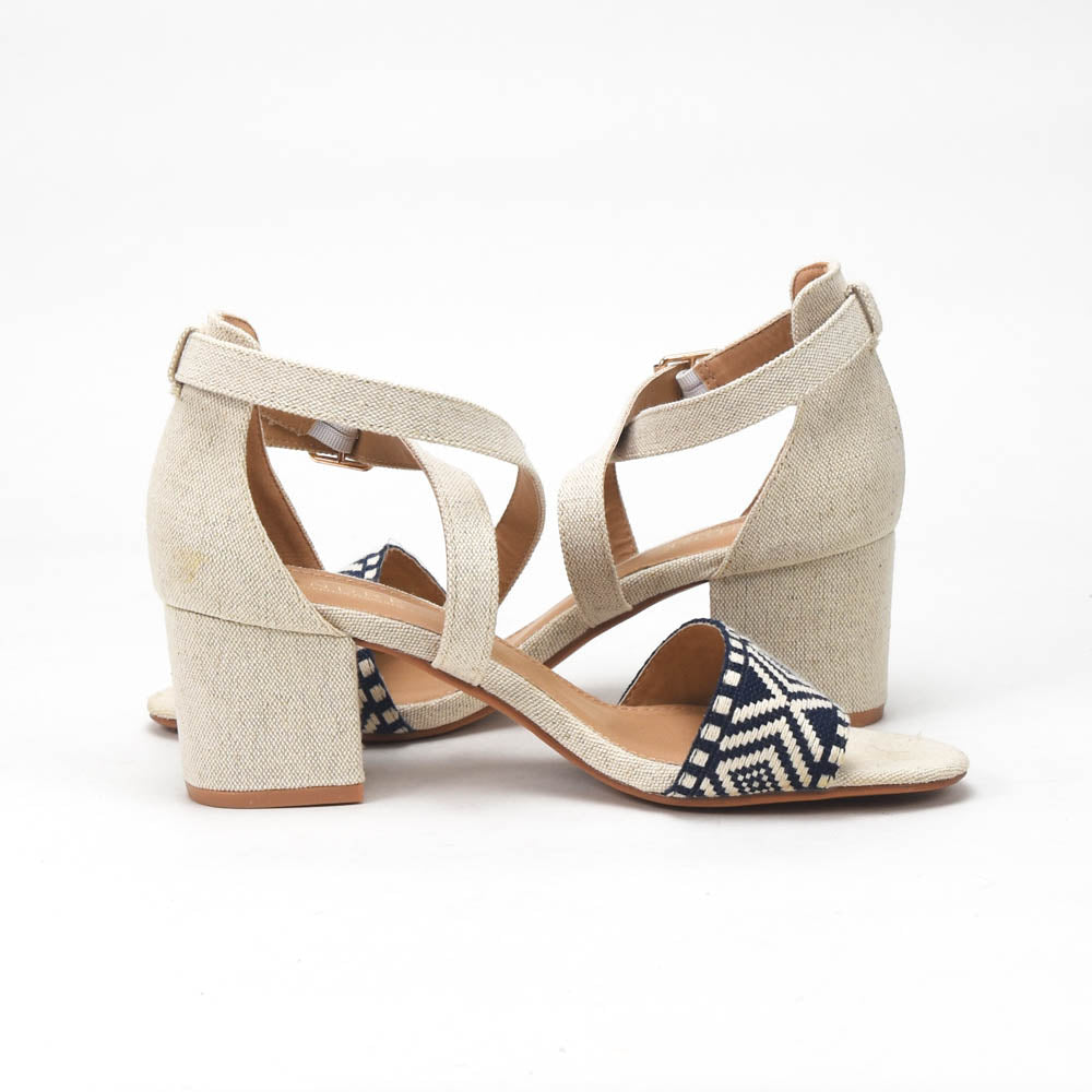 André Sandales à Talons Géométriques Femme