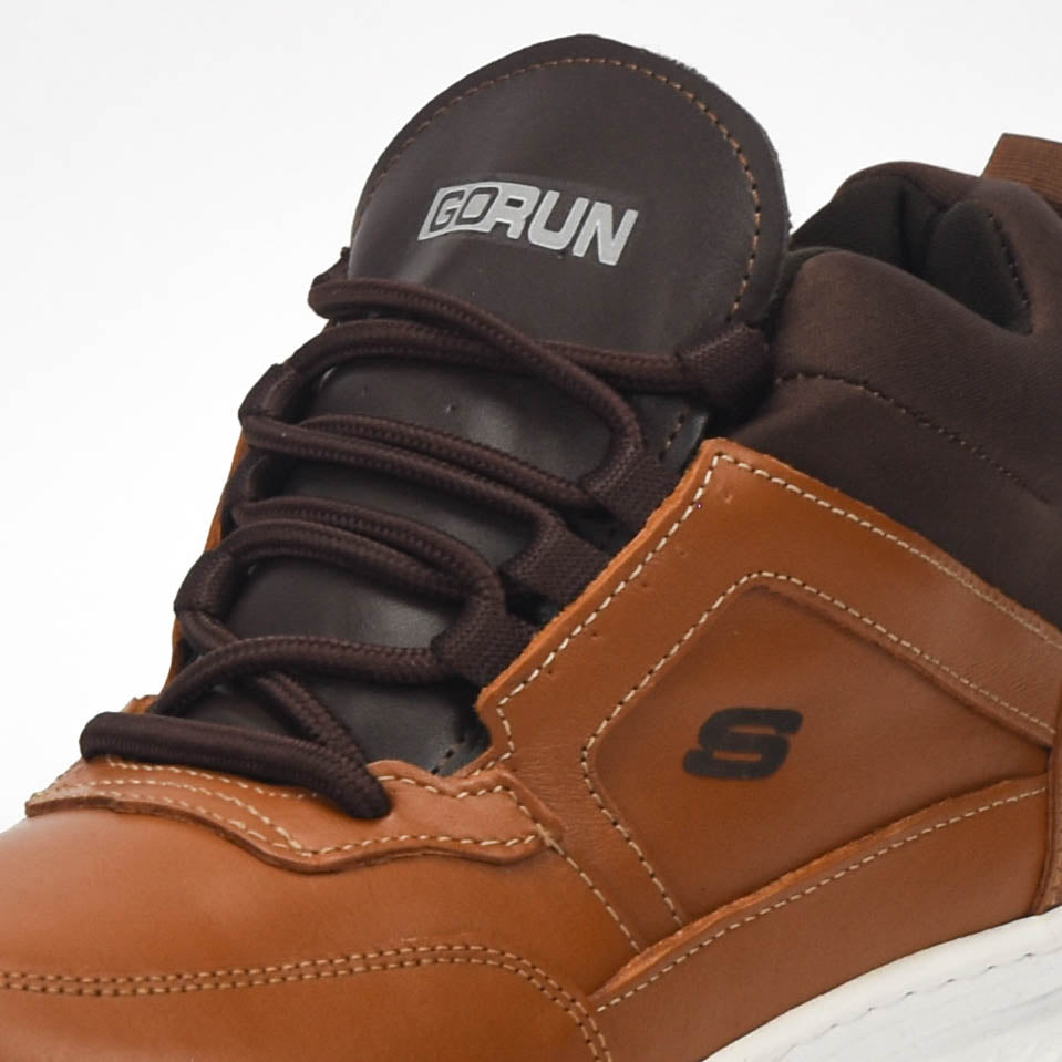 Raber Chaussures Orthopédiques Cuir Tabac Homme