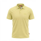 Kimland Polo Homme Jaune Coupe Classique Élégant