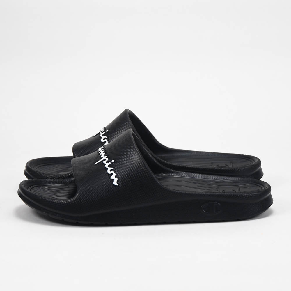 Champion Claquettes Logo Noir Confortable Homme