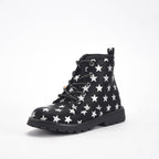 Chicco Bottines à Étoiles Argentées pour Fille