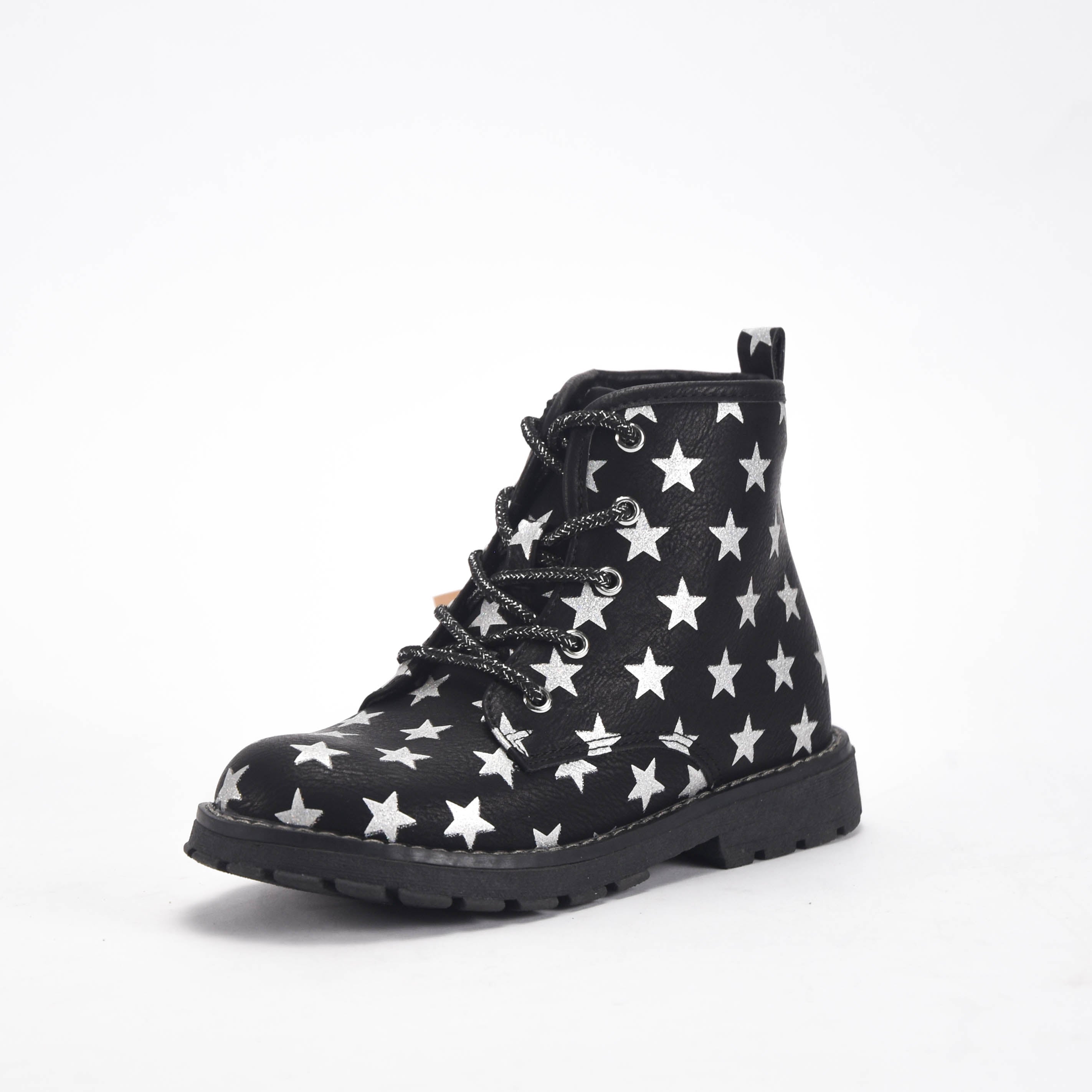 Chicco Bottines à Étoiles Argentées pour Fille