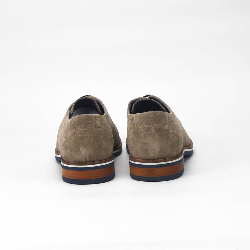 André Chaussures Derby en Daim Perforé Homme