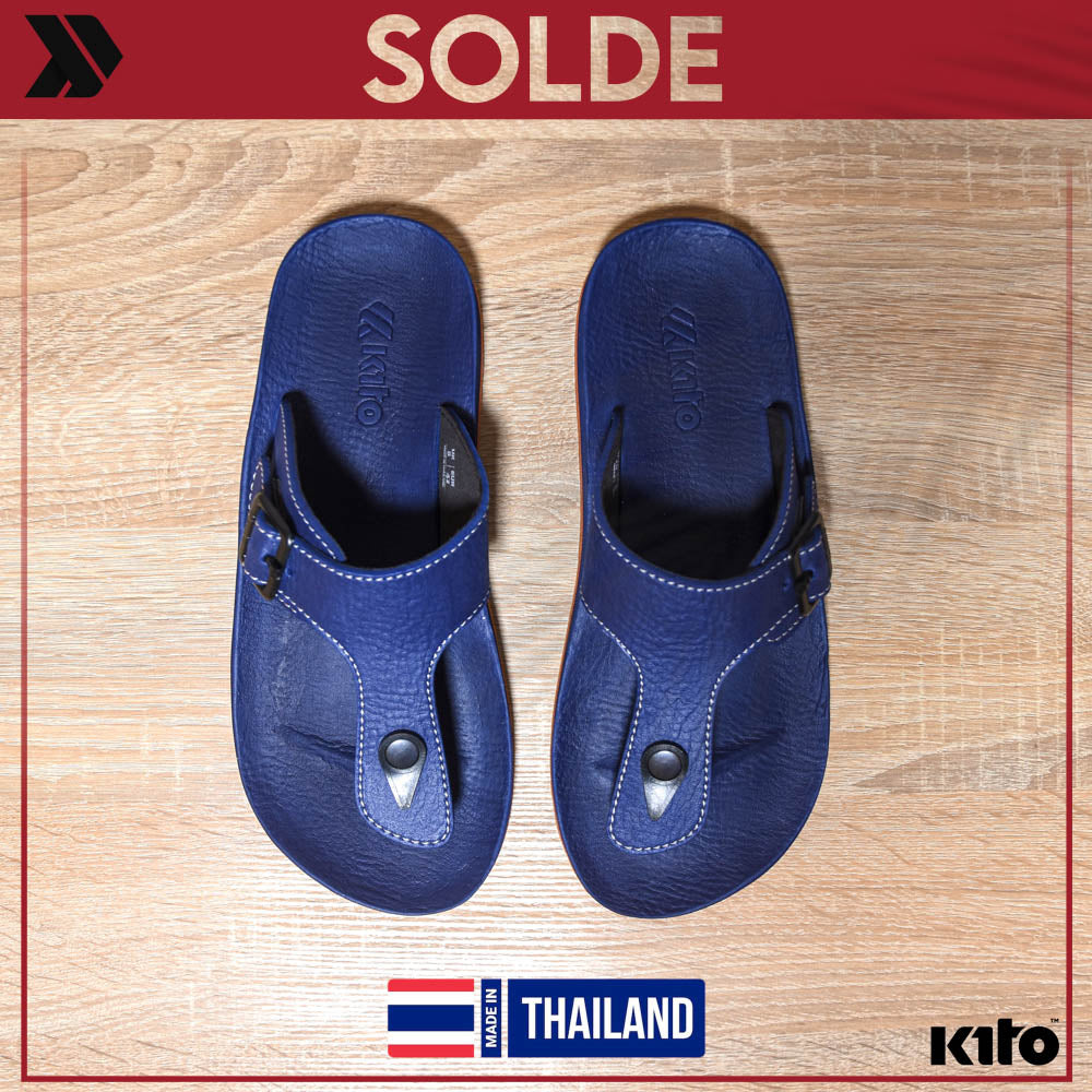 Kito Claquettes Entre-Doigts Confortables Homme