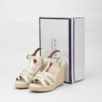 André Sandales Compensées Espadrilles Femme Élégantes