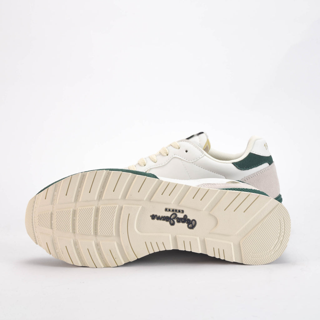 Pepe Jeans Baskets Style Rétro Cuir et Daim Homme