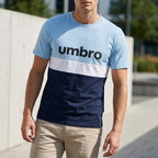 Umbro T-shirt à Logo Tricolore Homme