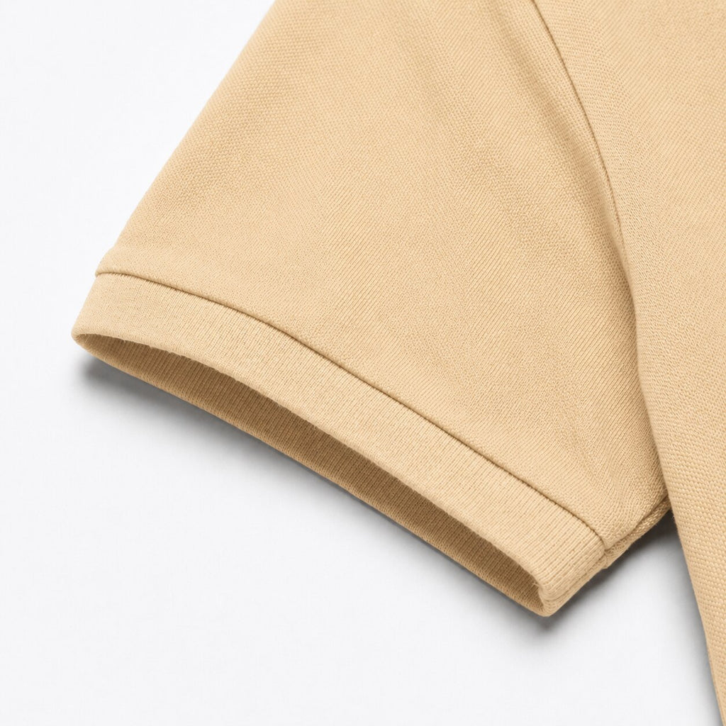 Départ Polo Homme Beige Élégant et Confortable
