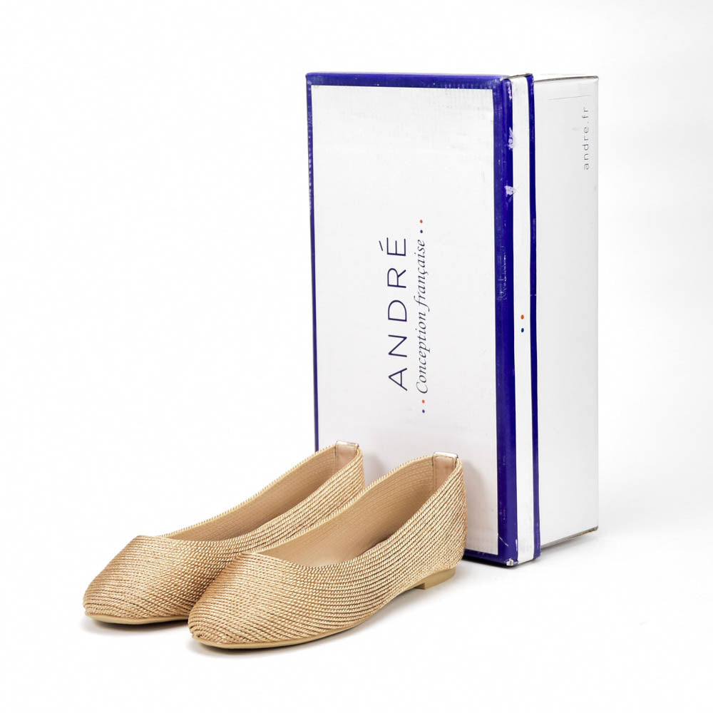 André Ballerines Effet Tressé Élégantes Femme
