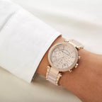 Michael Kors MK5896 Parker Chronograph Rose Gold-Tone Watch