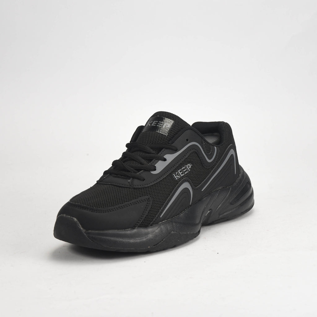 Keep Baskets Sportives Confortables Noir Homme