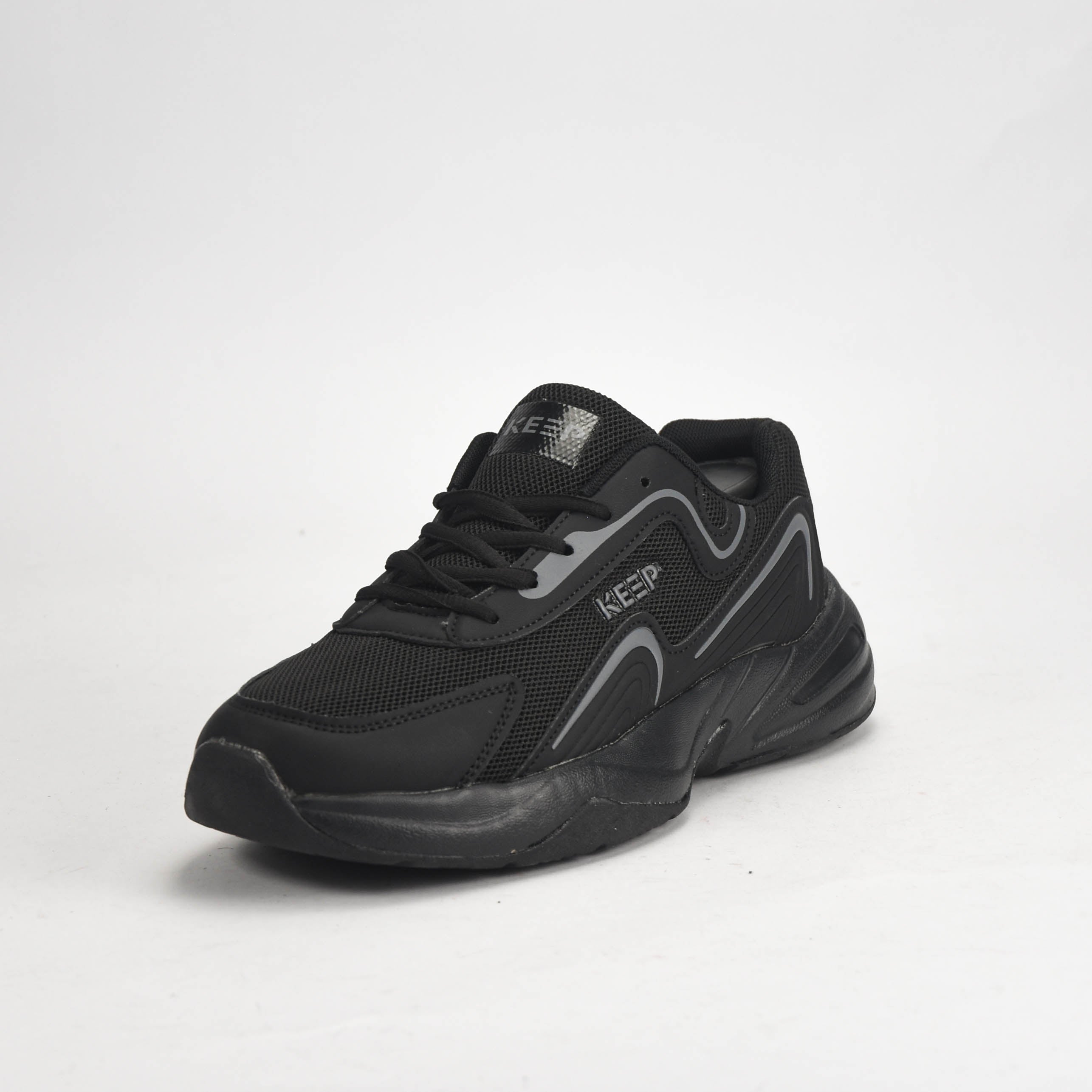 Keep Baskets Sportives Confortables Noir Homme