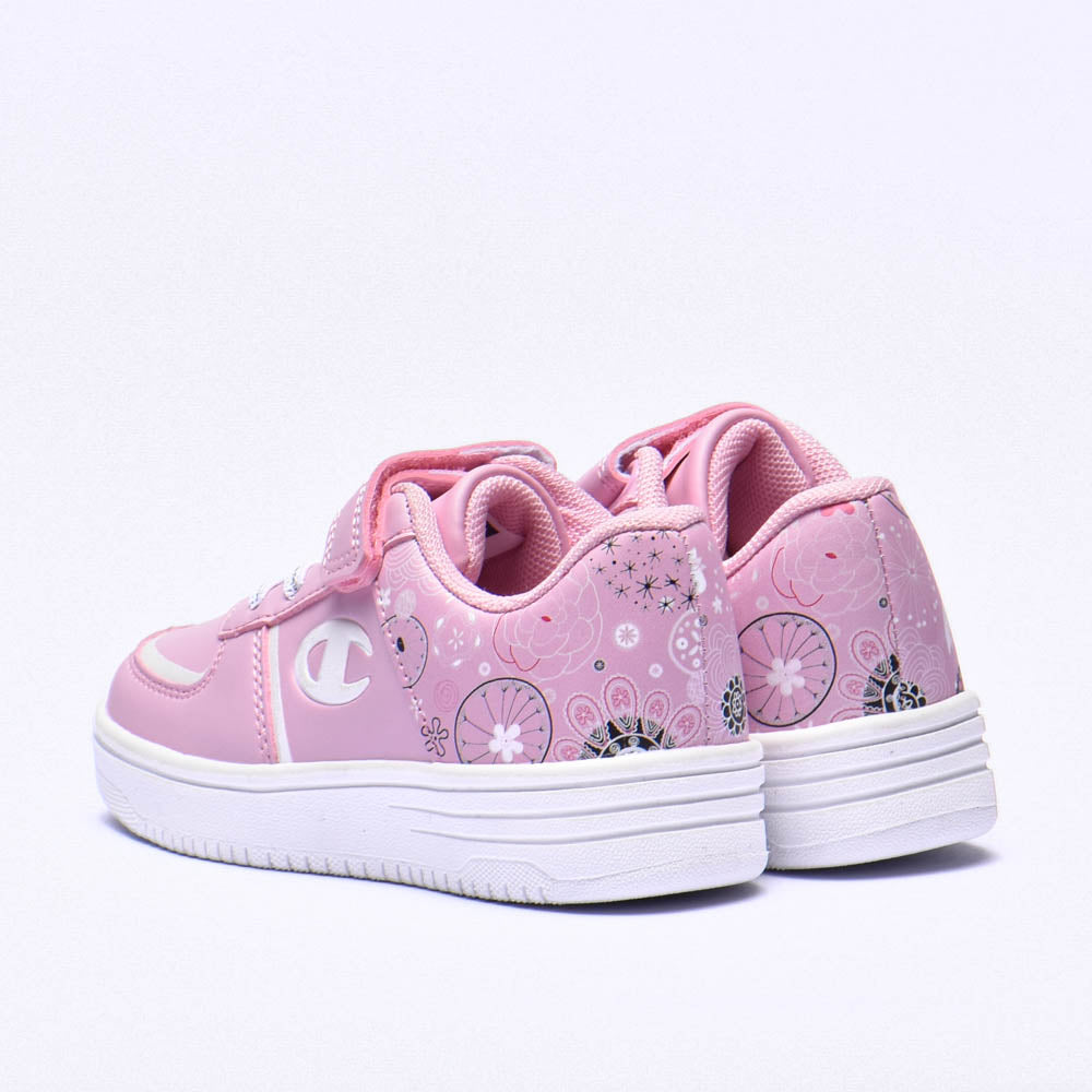 Champion Baskets Sophia Roses avec Scratch pour Fille